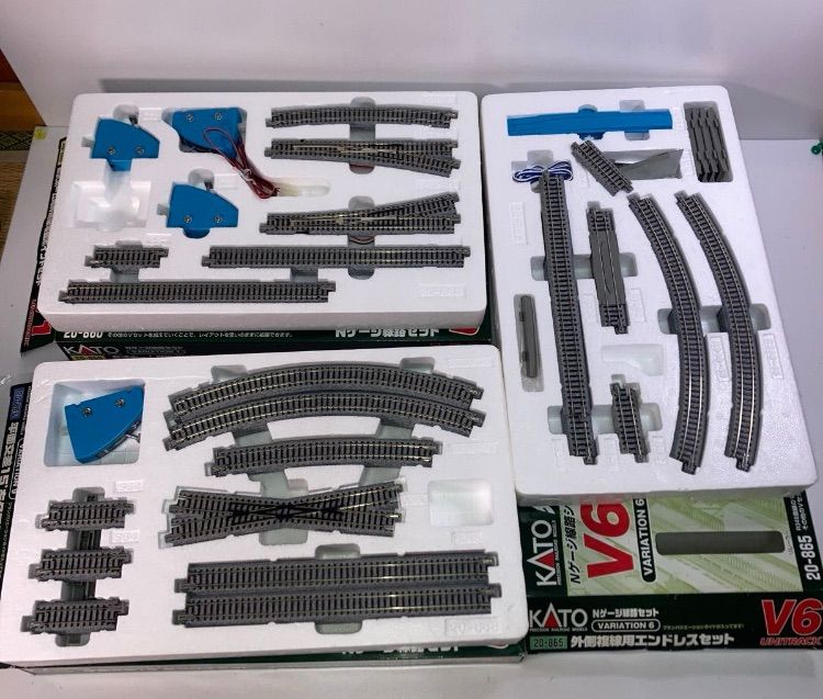 レア品 3セット KATO Nゲージ線路セット V1 V6 V9 3点セット UNITRACK