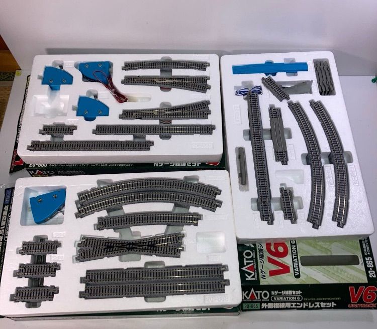 あん　KATO UNITRACK Nゲージセット V1 V3 レア品 3セット KATO Nゲージ線路セット V1 V6 V9 3点セット UNITRACK