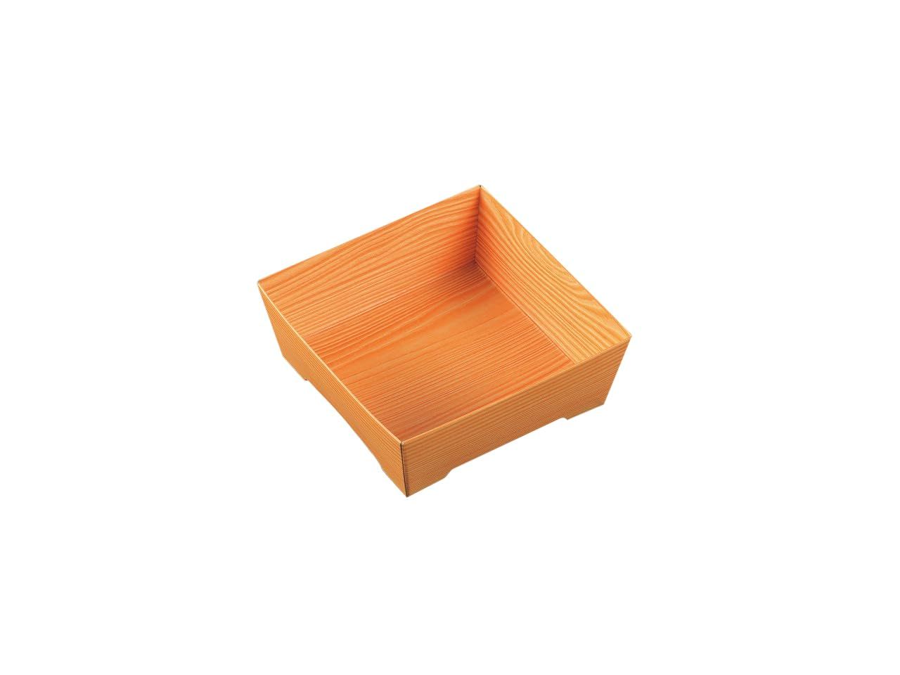 新品 中央化学 紙製容器 SKS 12-12(46) 木曽 身 (122×122×46mm) 50枚入【蓋・中皿別売り】 テイクアウト・エコ・弁当・寿司・お重