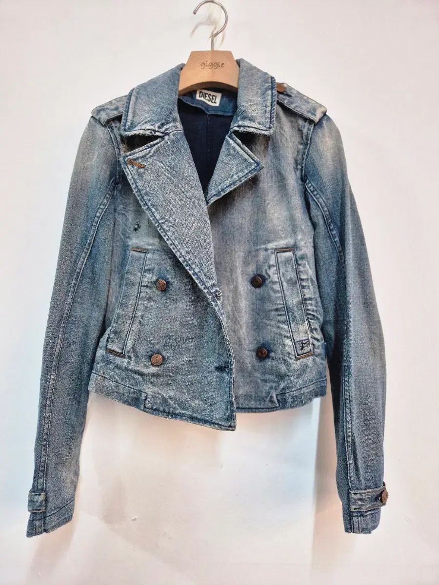 DIESEL（ディーゼル） J-TING ナイロン 切替 ジップアップ クロップド 