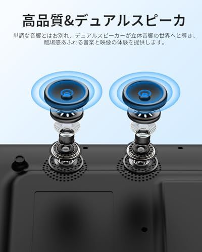2026 超軽量】 BOIFUN ポータブルDVDプレーヤー12.5型 ミニプレーヤー