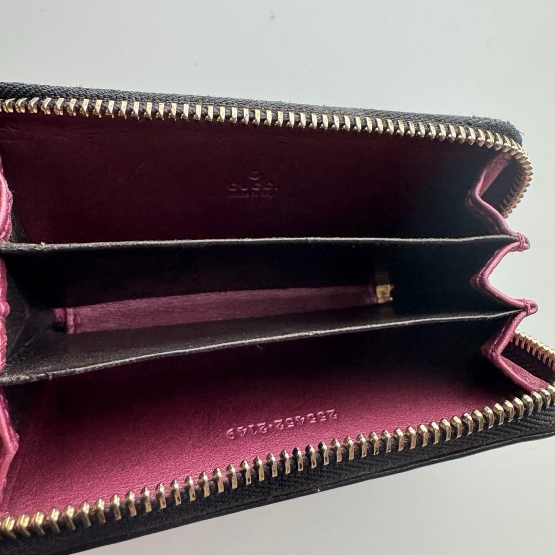 【美品】 360 GUCCI グッチ マイクロシマ 財布 小銭入れ ケース 美品】 360 GUCCI グッチ マイクロシマ 財布 小銭入れ コインケース