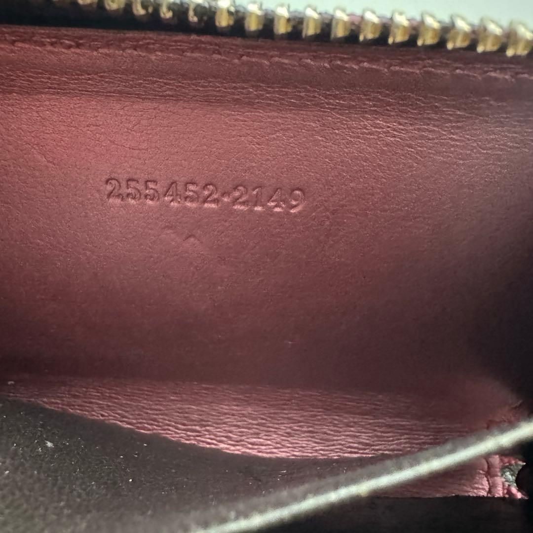 美品】 360 GUCCI グッチ マイクロシマ 財布 小銭入れ コインケース