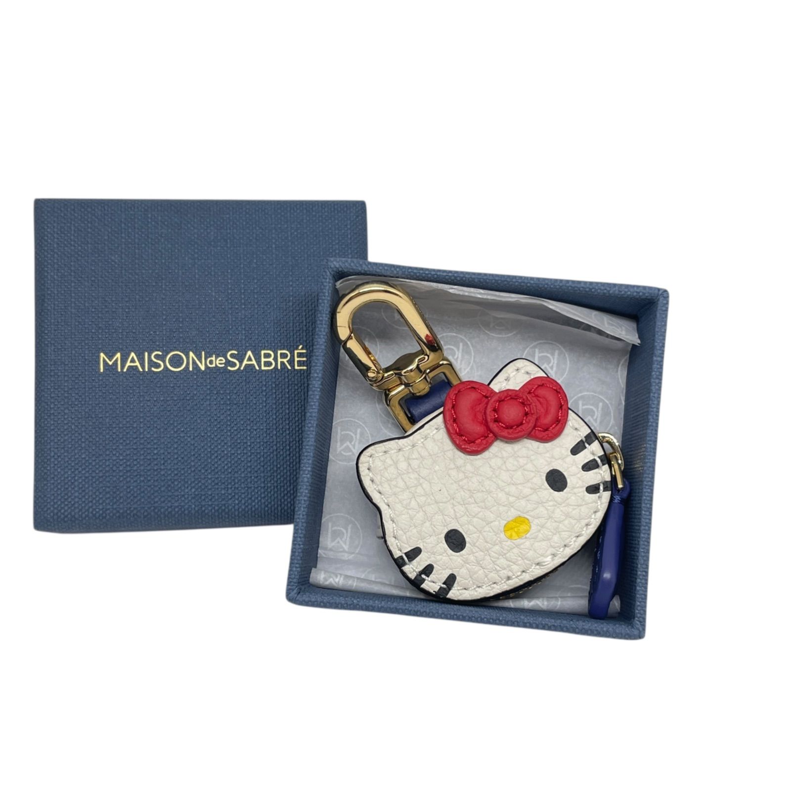 美品箱付】MAISON de SABRE × ハローキティ レザー コインケース キー