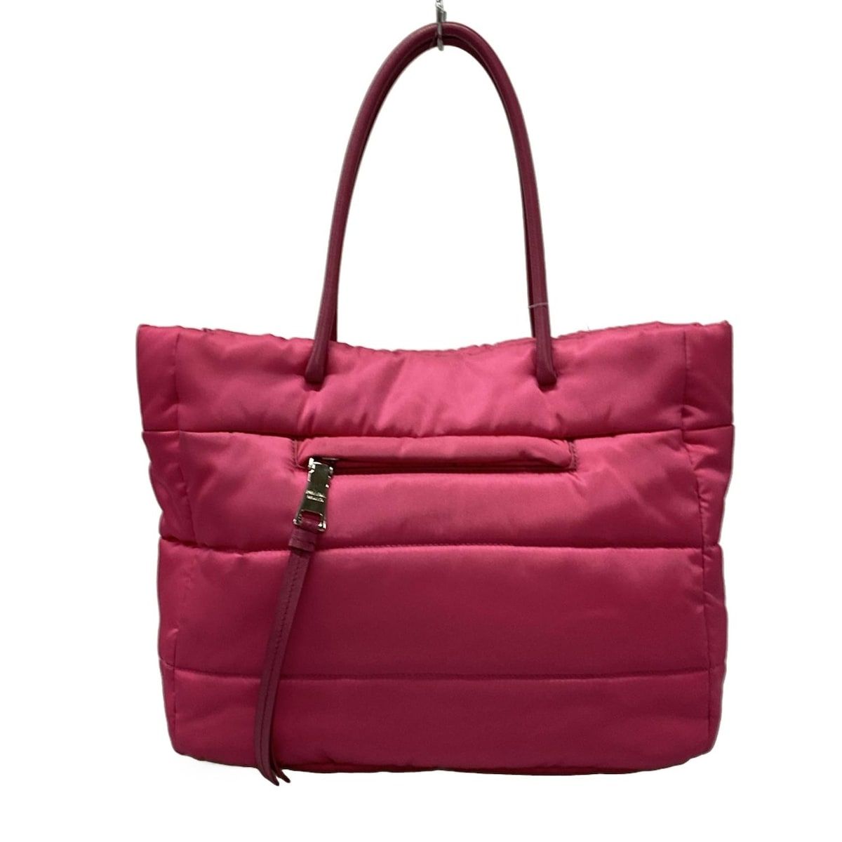 PRADA(プラダ) トートバッグ テスートボンバー ピンク レザー - メルカリ