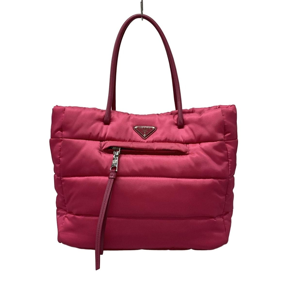 PRADA(プラダ) トートバッグ テスートボンバー ピンク レザー - メルカリ