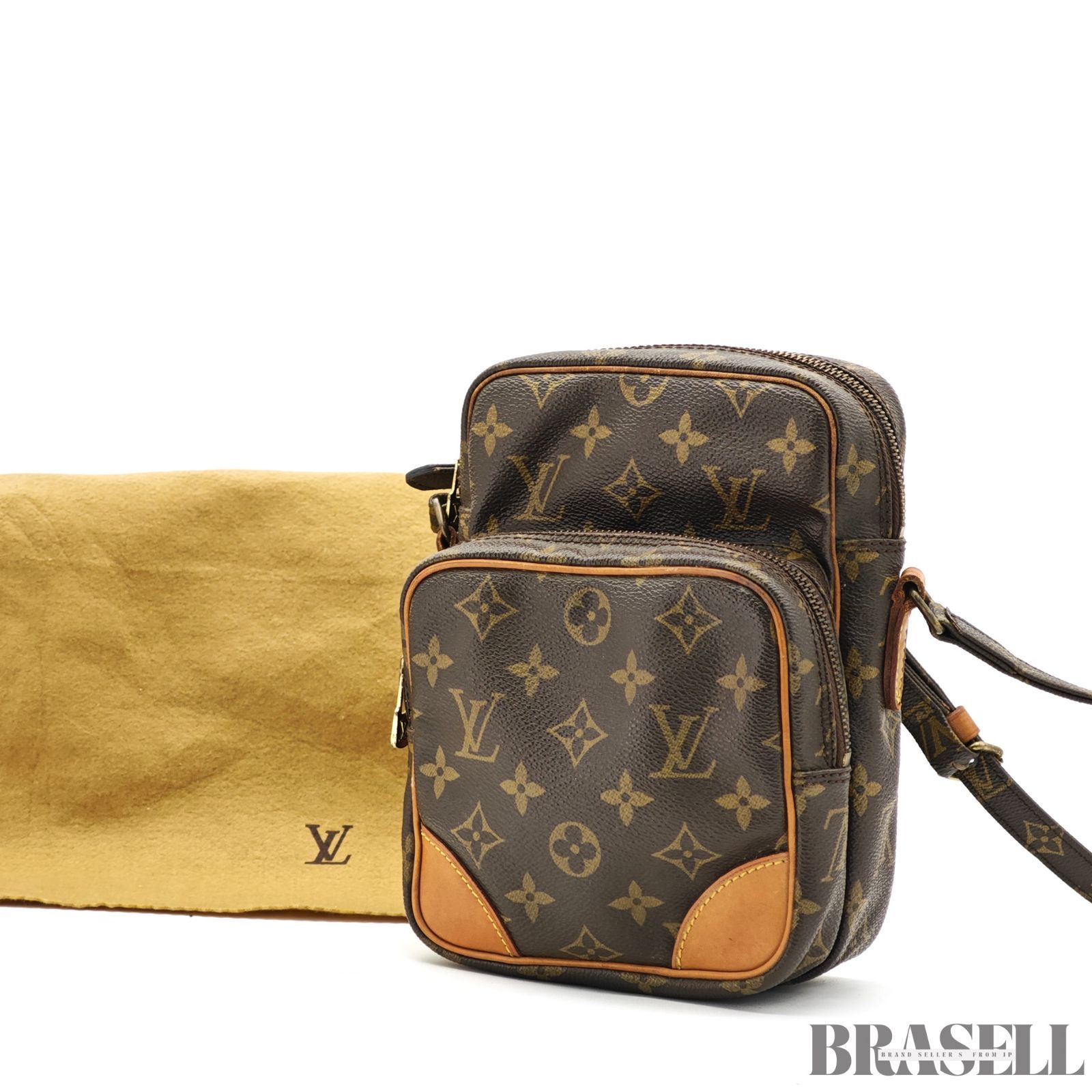 LOUIS VUITTON アマゾン M45236 バッグ ショルダーバッグ ブラウン 
