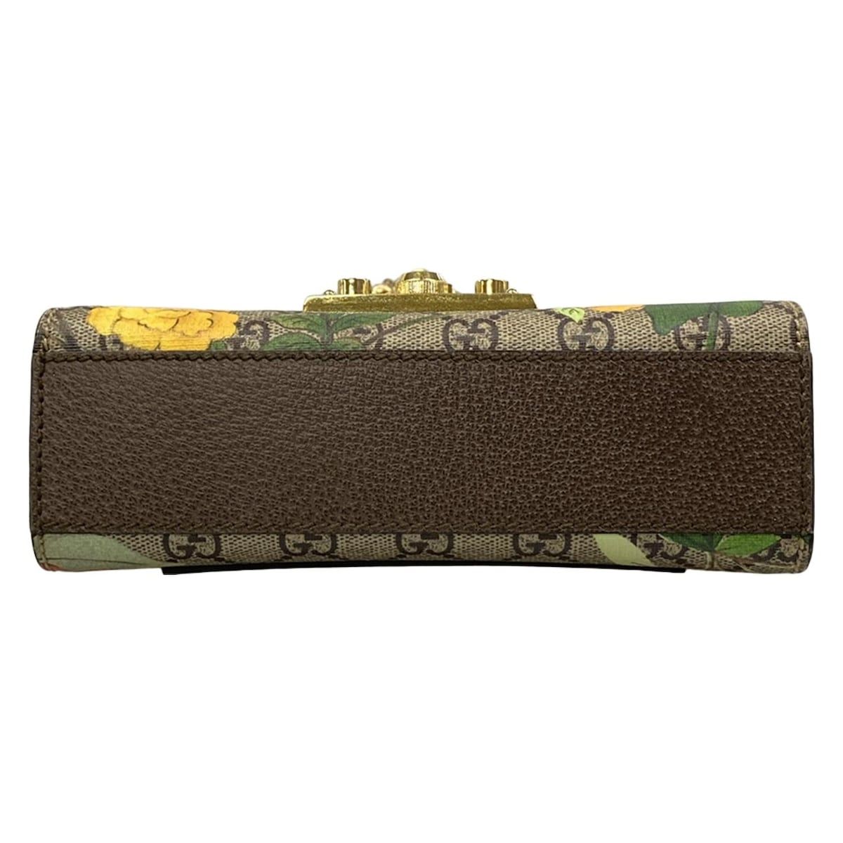 GUCCI(グッチ) ショルダーバッグ パドロック スモール/グッチティアン 409487 ベージュ×エボニー×マルチ チェーンショルダー レザー GUCCI(グッチ) ショルダーバッグ パドロック スモール/グッチティアン