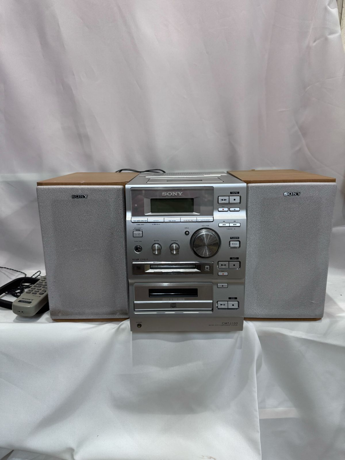 ジャンク】動作未確認 SONY CMT-J100 CDMDコンポ - メルカリ