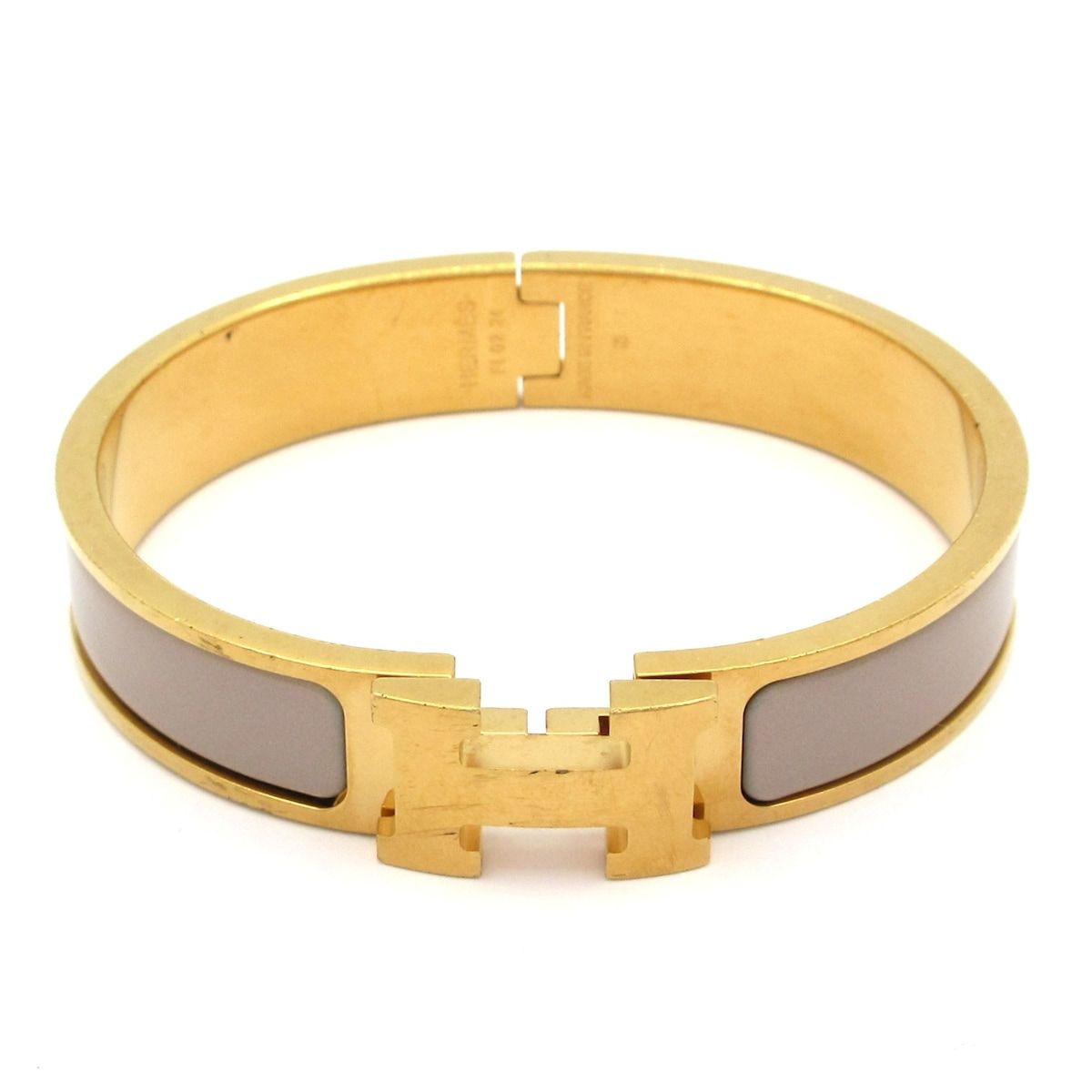 HERMES(エルメス) バングル クリックH ゴールド×ベージュ - メルカリ HERMES(エルメス) バングル クリックH ゴールド×ベージュ - メルカリ