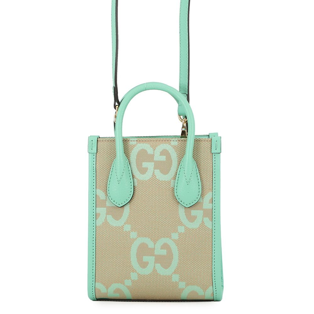 グッチ ハンドバッグ ジャンボGGキャンバス ミニトート 671628 GUCCI