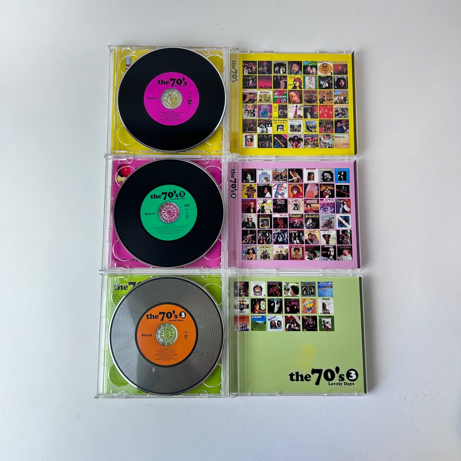 ザ・セブンティーズ（THE 70's）3本セット 洋楽オムニバス（BEAUTIFUL