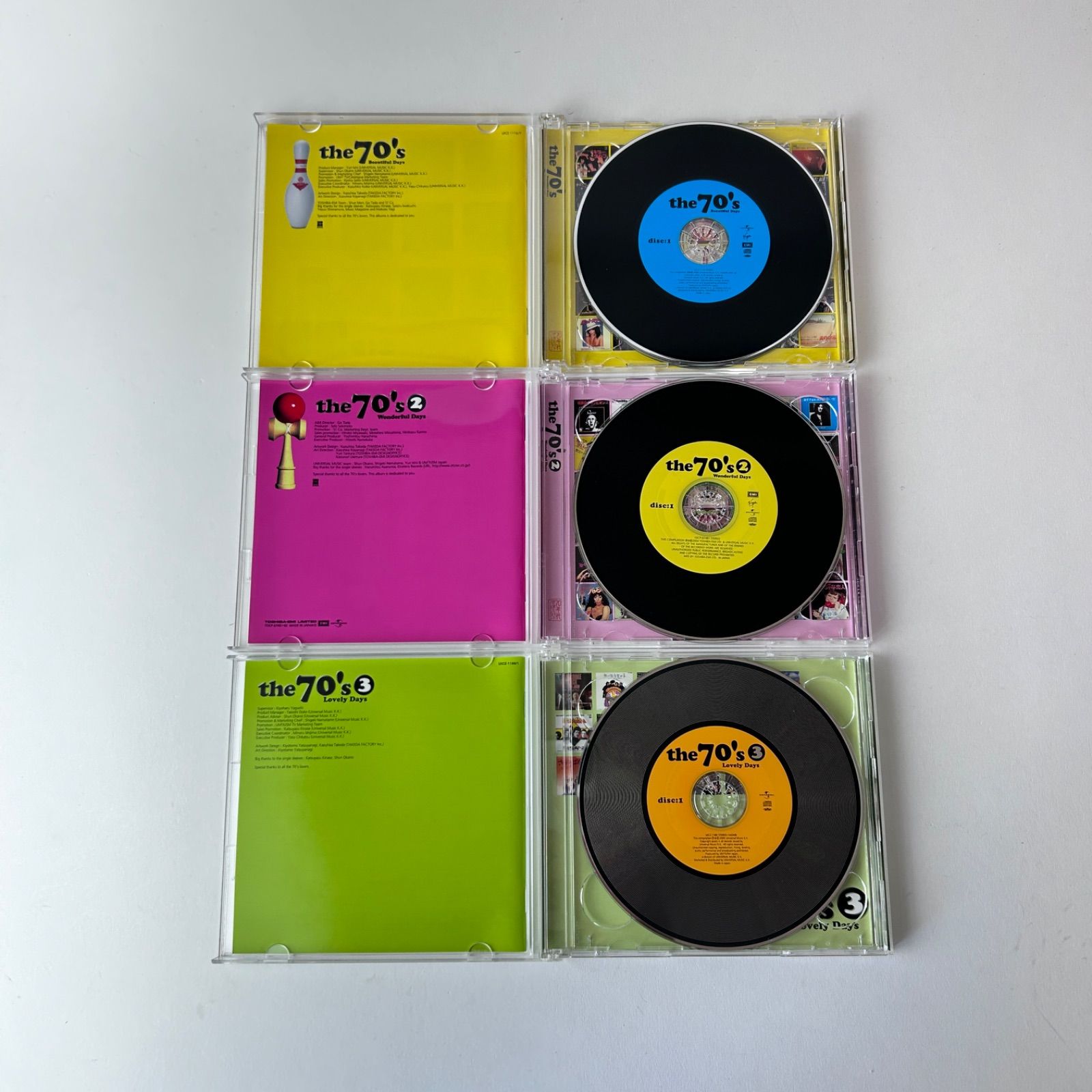 ザ・セブンティーズ（THE 70's）3本セット 洋楽オムニバス（BEAUTIFUL