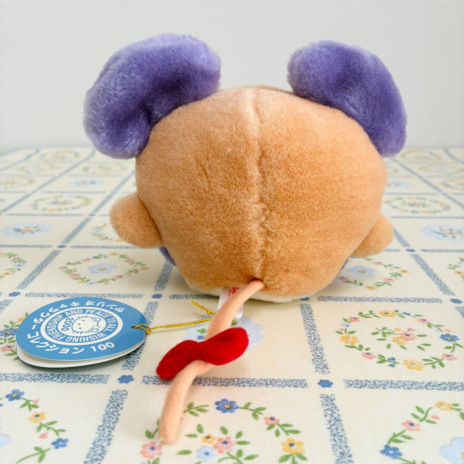 ピーク・ア・ブー　ぬいぐるみ サンリオキャラクターコレクション 100 当時物 ピッケビッケ ぬいぐるみ サンリオキャラクターコレクション100】 タグ