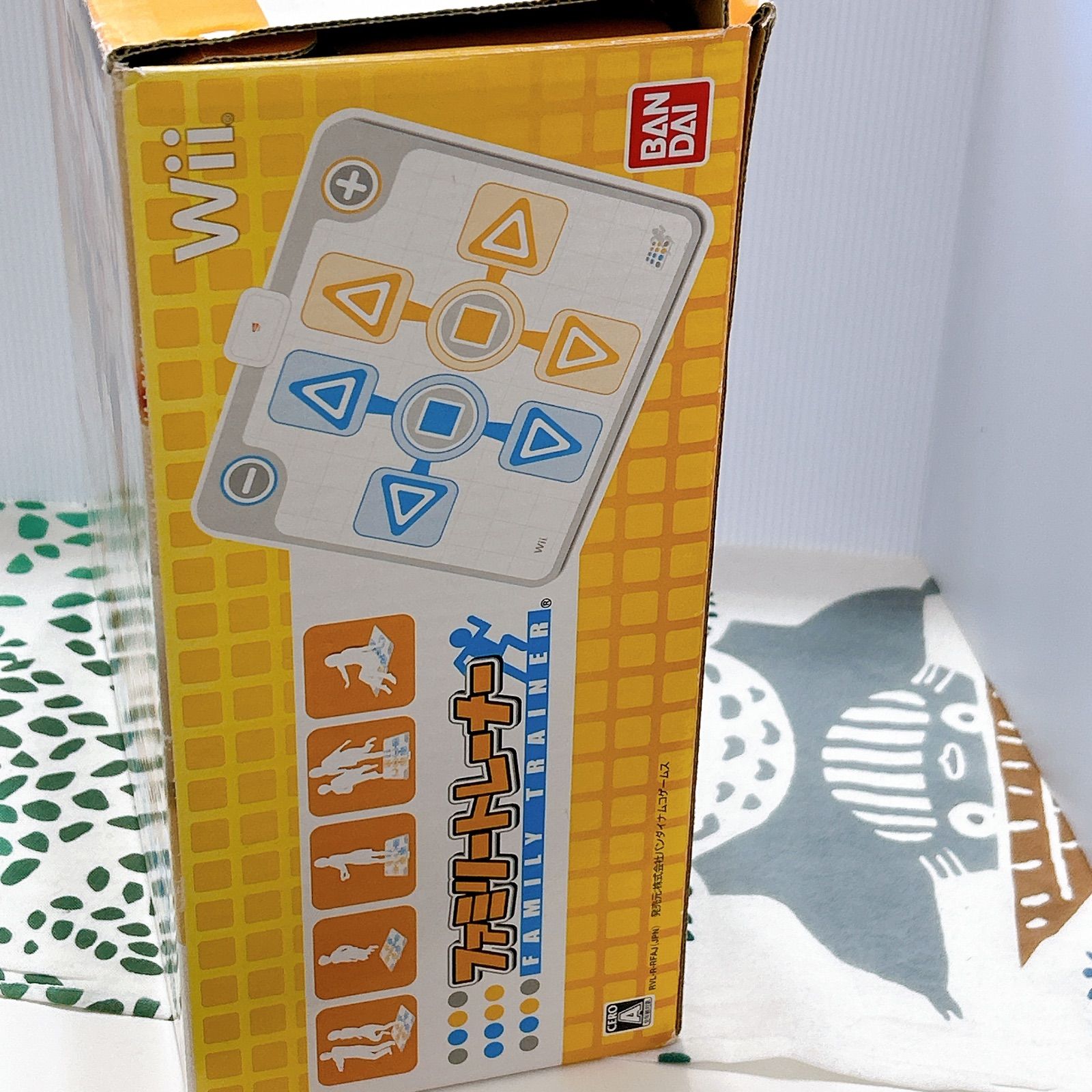 Wii ファミリートレーナー 専用マット同梱版 ソフト セット バンダイ