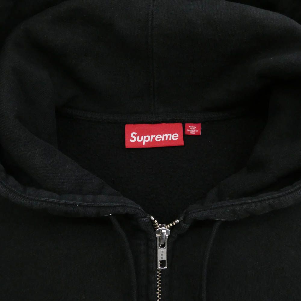 Supreme シュプリーム 25SS x Damien Hirst Zip Up Hooded Sweatshirt ダミアン ハースト ジップアップ フーデッド スウェットシャツ フーディー パーカー ブラック系 M【中古】 Supreme シュプリーム 25SS x Damien Hirst Zip Up Hooded Sweatshirt