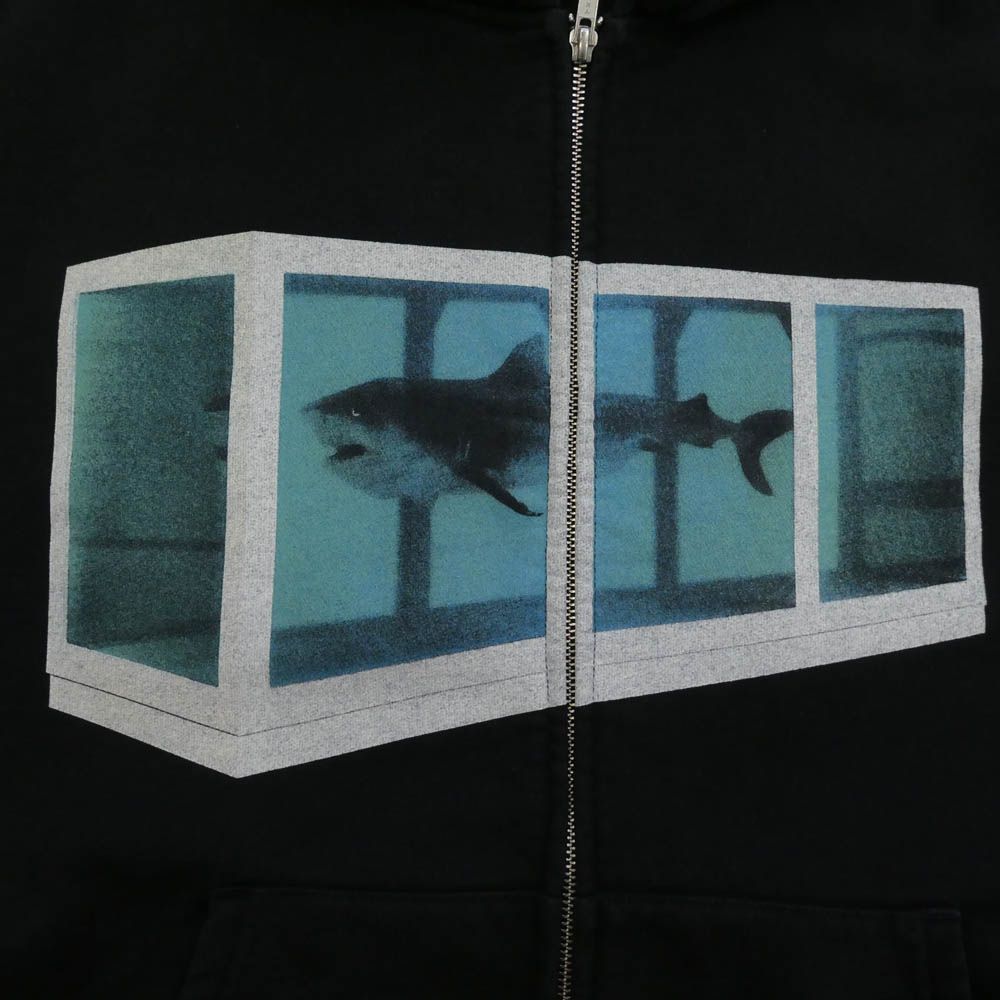 Supreme シュプリーム 25SS x Damien Hirst Zip Up Hooded Sweatshirt ダミアン ハースト ジップアップ フーデッド スウェットシャツ フーディー パーカー ブラック系 M【中古】 Supreme シュプリーム 25SS x Damien Hirst Zip Up Hooded Sweatshirt