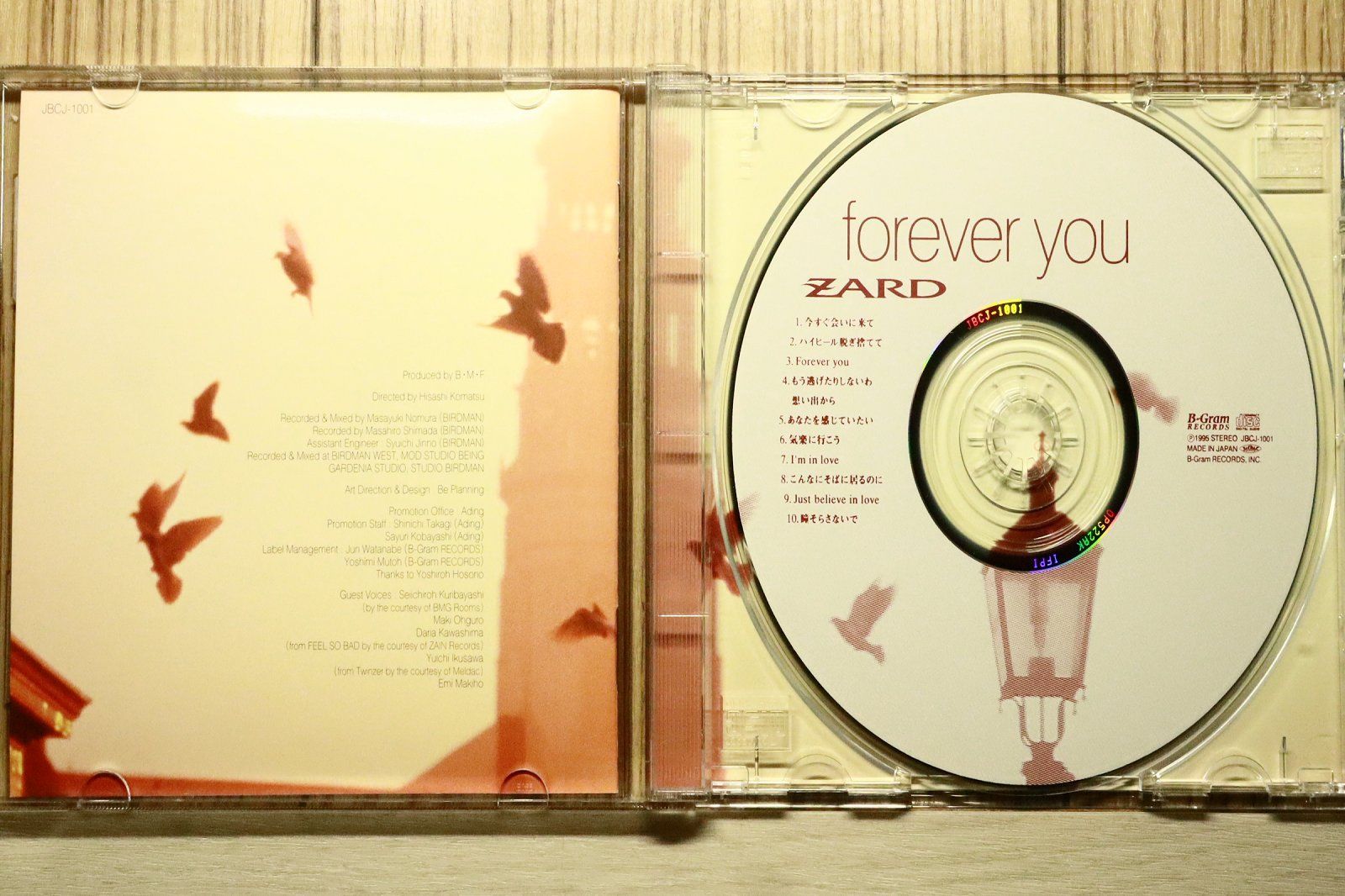 ◆4AD 溺愛 Forever 10品 中古　レコード＆CD 国内盤CD☆ザード/ZARD□ forever you 【JBCJ1001/4996857000019
