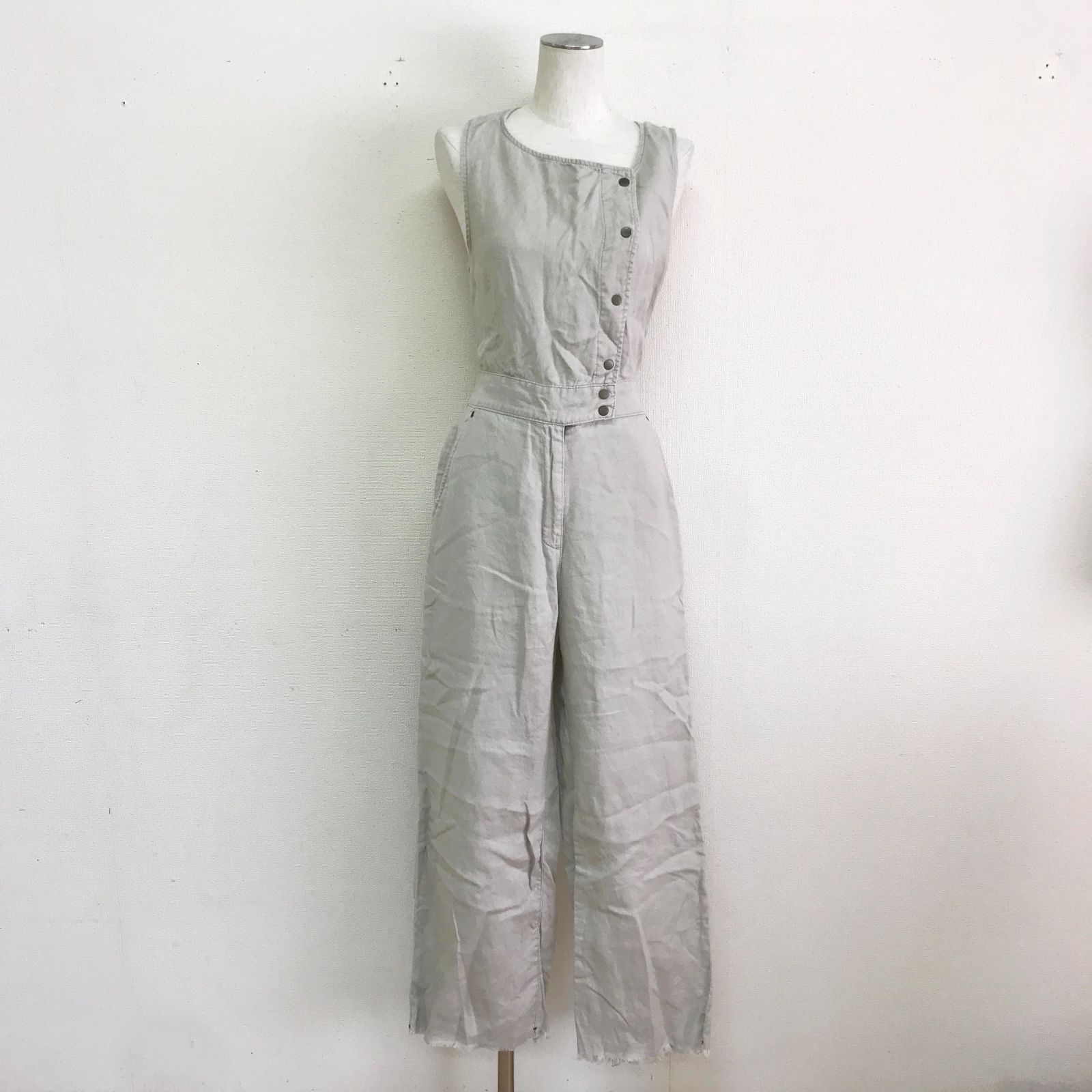 フリークスストア×CIMARRON 20SS 別注リネンバックレスサロペット 