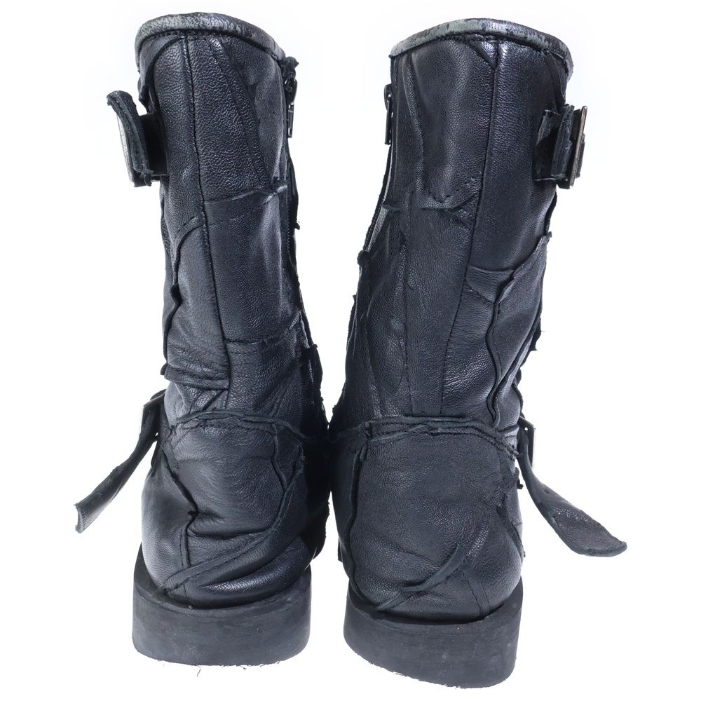 Yasuyuki Ishii (ヤスユキイシイ) PATCHWORK BOOTS パッチワーク加工