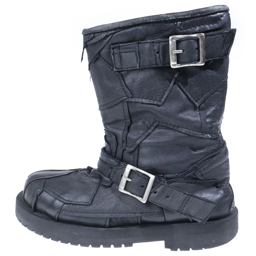 Yasuyuki Ishii (ヤスユキイシイ) PATCHWORK BOOTS パッチワーク加工