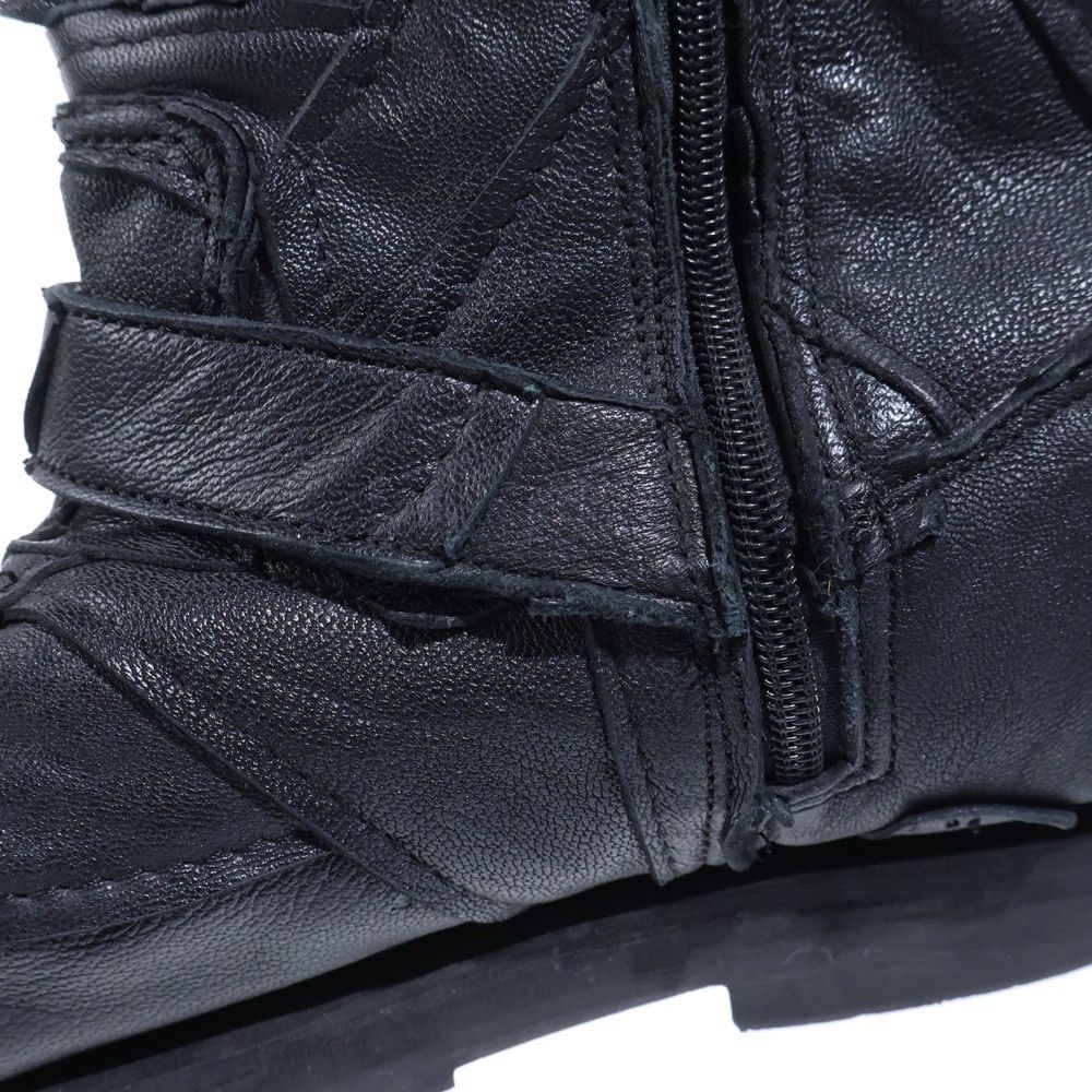 Yasuyuki Ishii (ヤスユキイシイ) PATCHWORK BOOTS パッチワーク加工