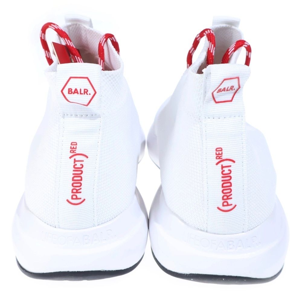 BALR. (ボーラー) RED SNEAKERS レッド ソックススニーカー ホワイト 