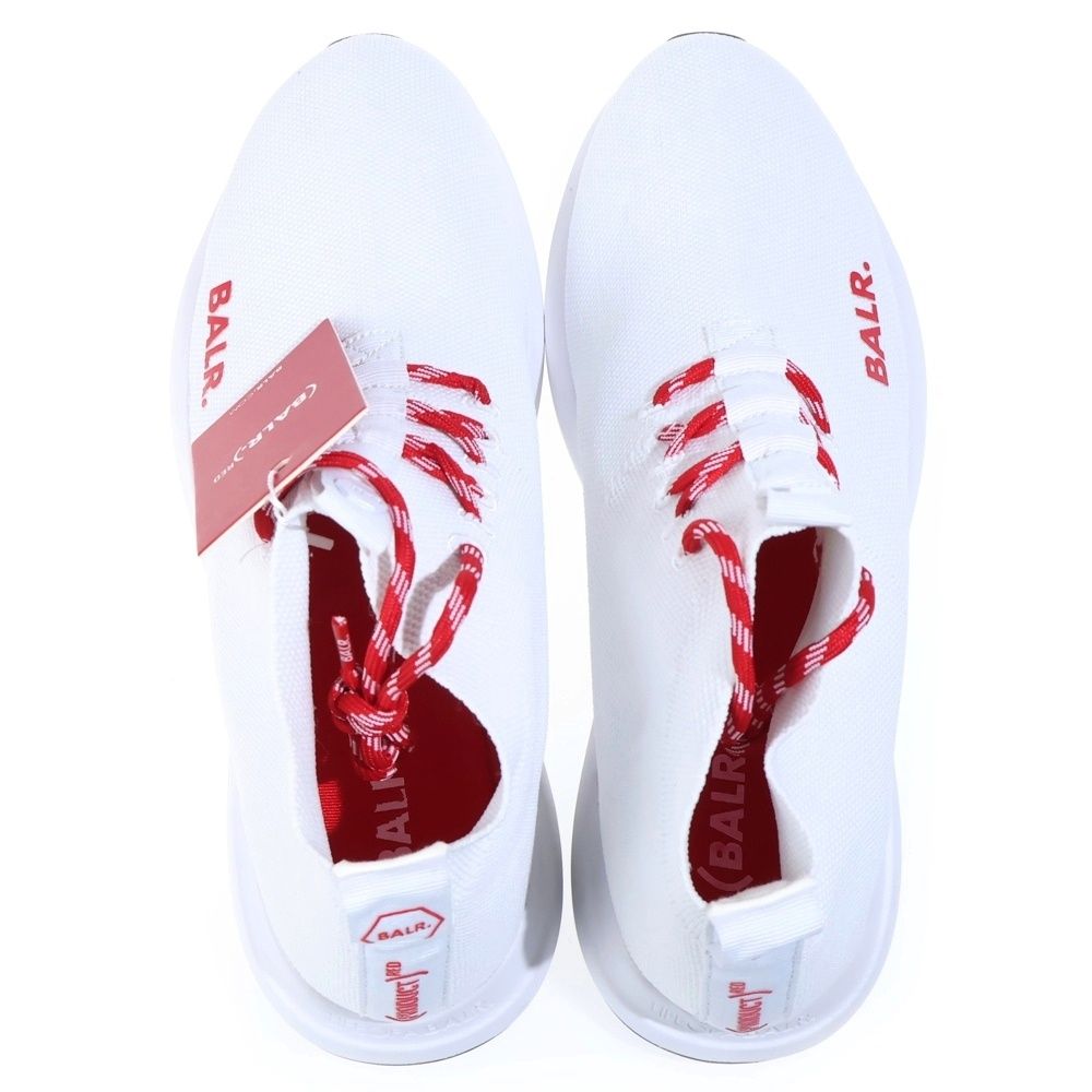 BALR. (ボーラー) RED SNEAKERS レッド ソックススニーカー ホワイト 