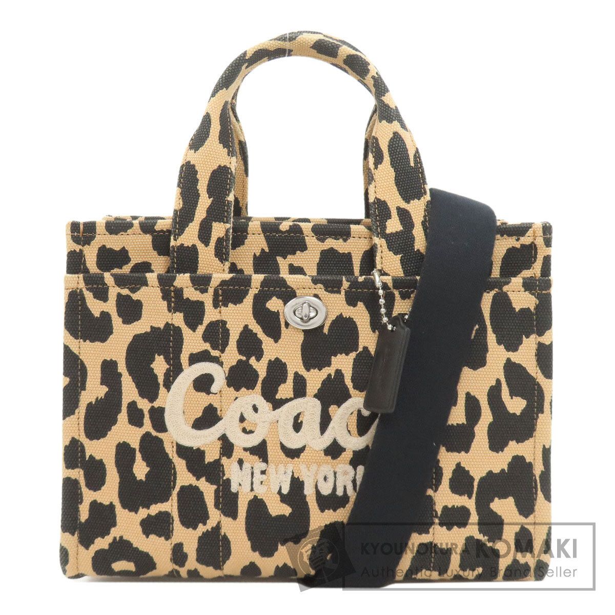 COACH コーチ CP789 カーゴ トート 26 レオパードプリント 2WAY 