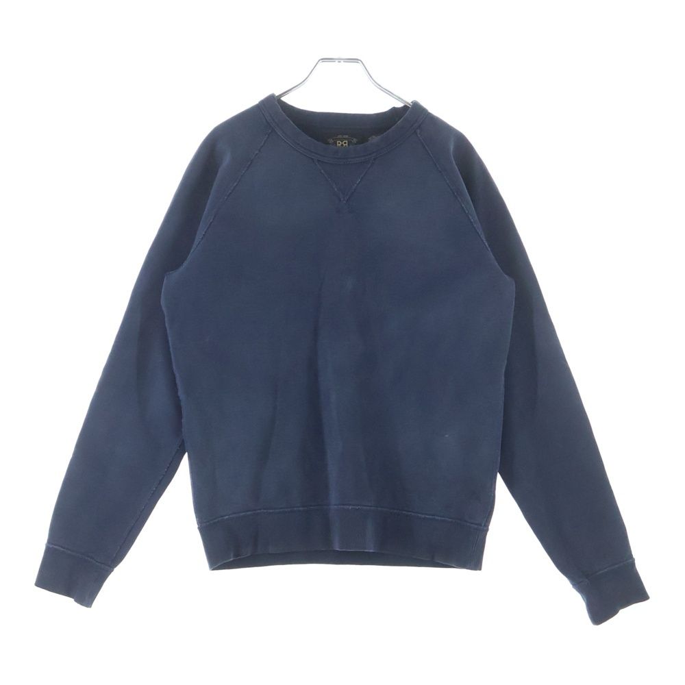 RRL ダブルアールエル KREW NECK PULLOVER SWEAT 両V クルーネックプルオーバー スウェット ネイビー RRL (ダブルアールエル) KREW NECK PULLOVER SWEAT 両V クルーネック