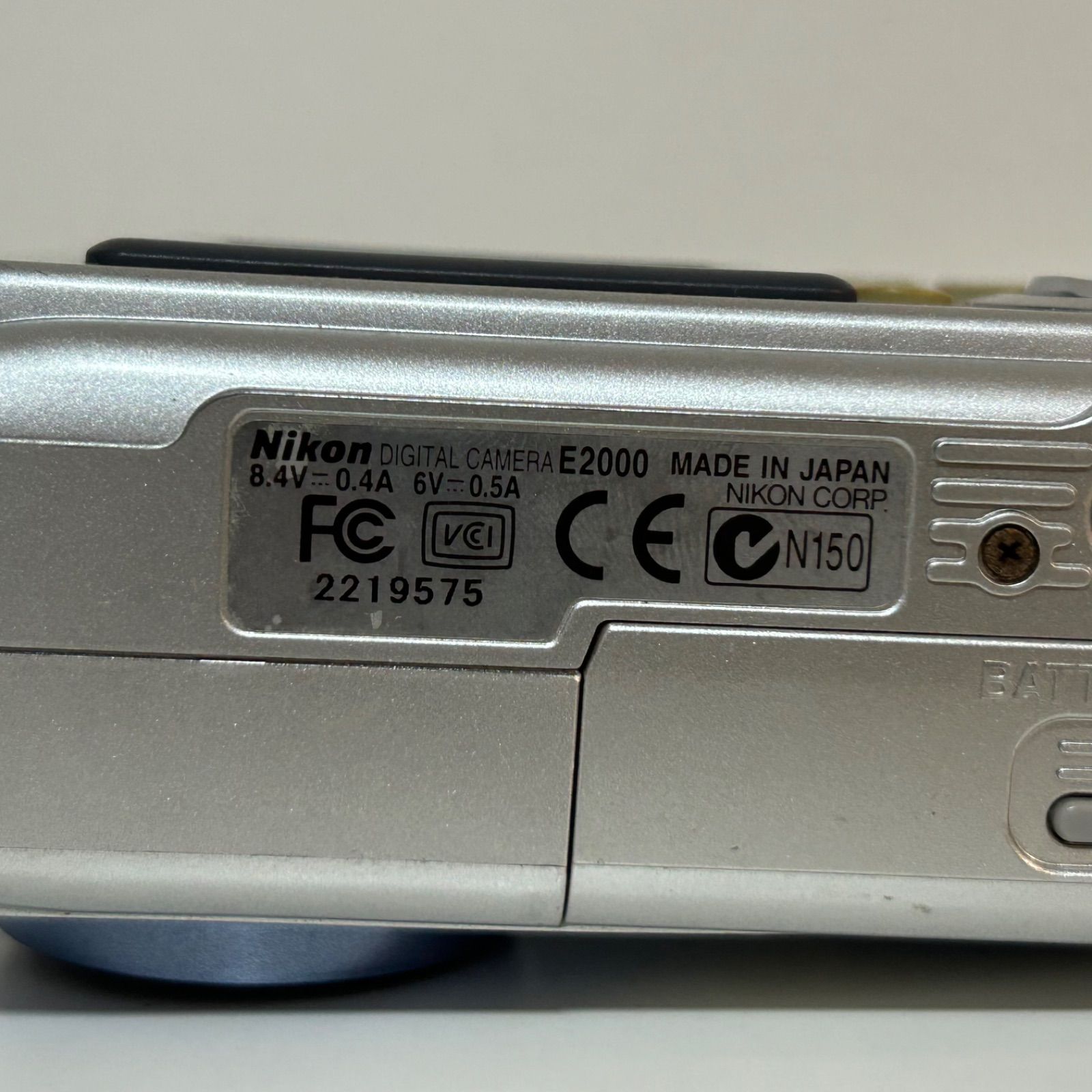ジャンク品】Nikon COOLPIX E2000 ニコン クールピクス コンパクト 