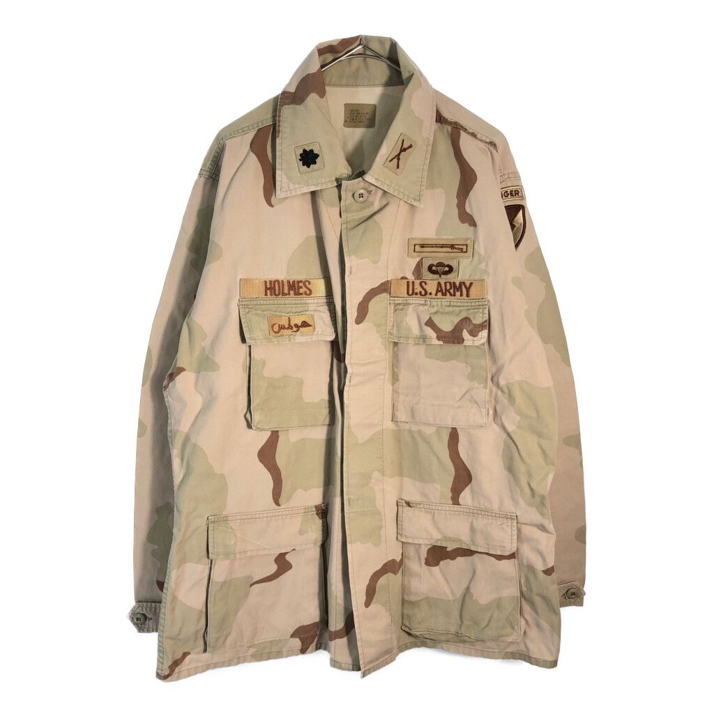 90年代 米軍実物 U.S.ARMY BDU フィールドジャケット ミリタリー 3C