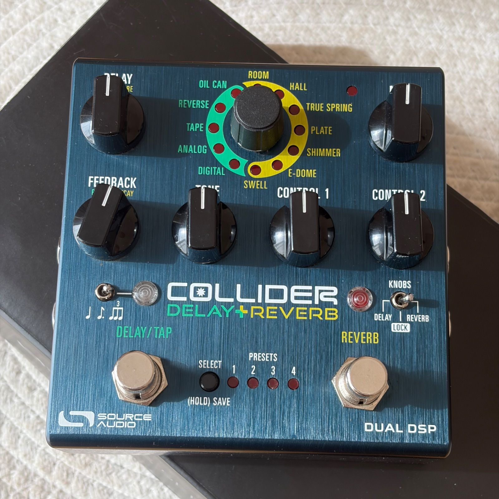 箱、アダプター付き！】Source Audio Collider Delay+Reverb