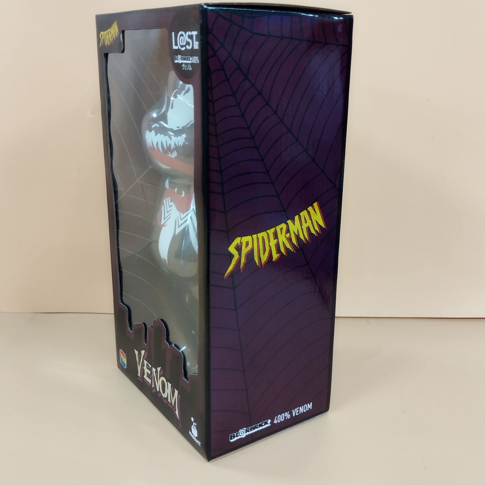 D32907】未開封 ベアブリック 400% ヴェノム マーベル スパイダーマン