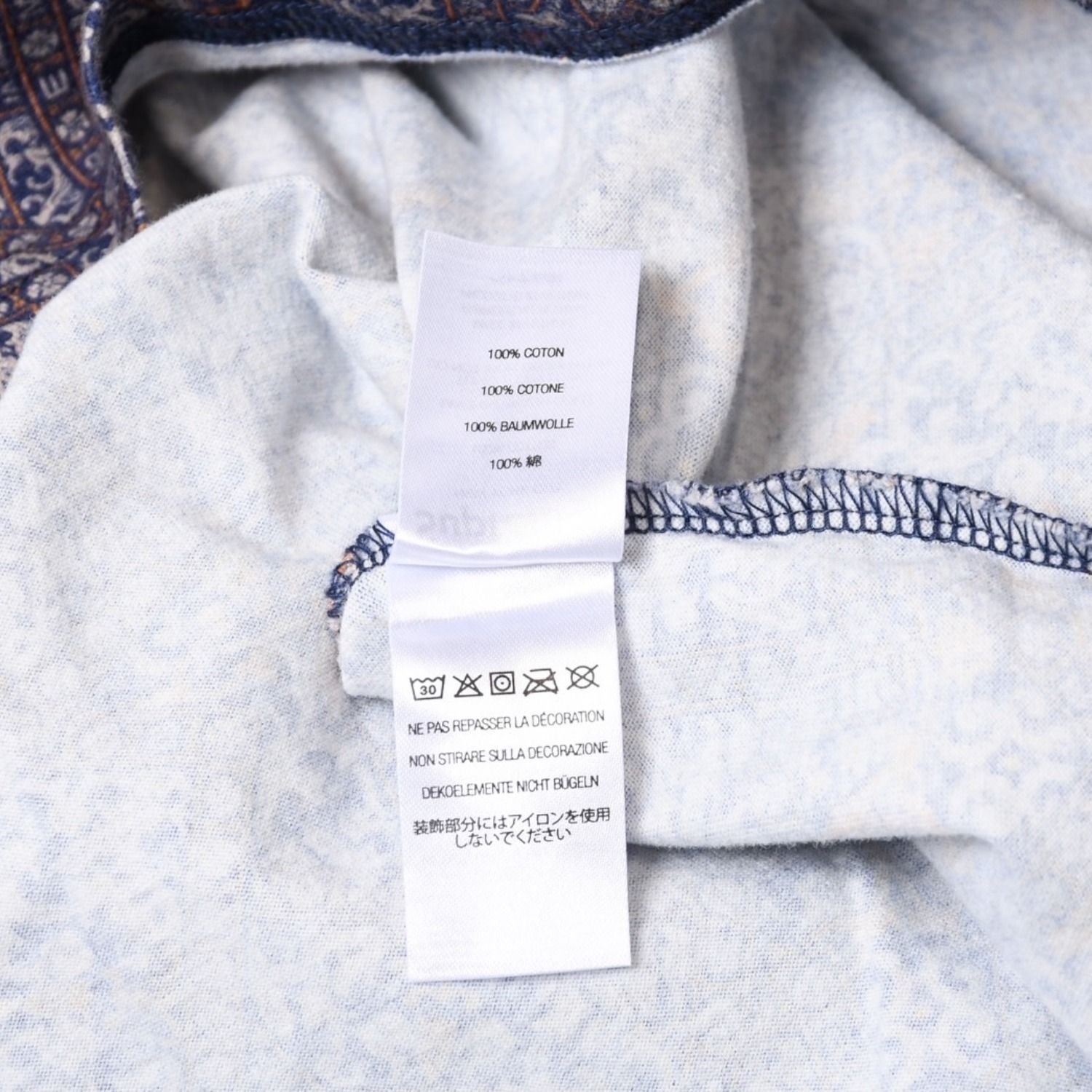 Supreme Small Box Tee Navy Froral Cards RN101837 シュプリーム T