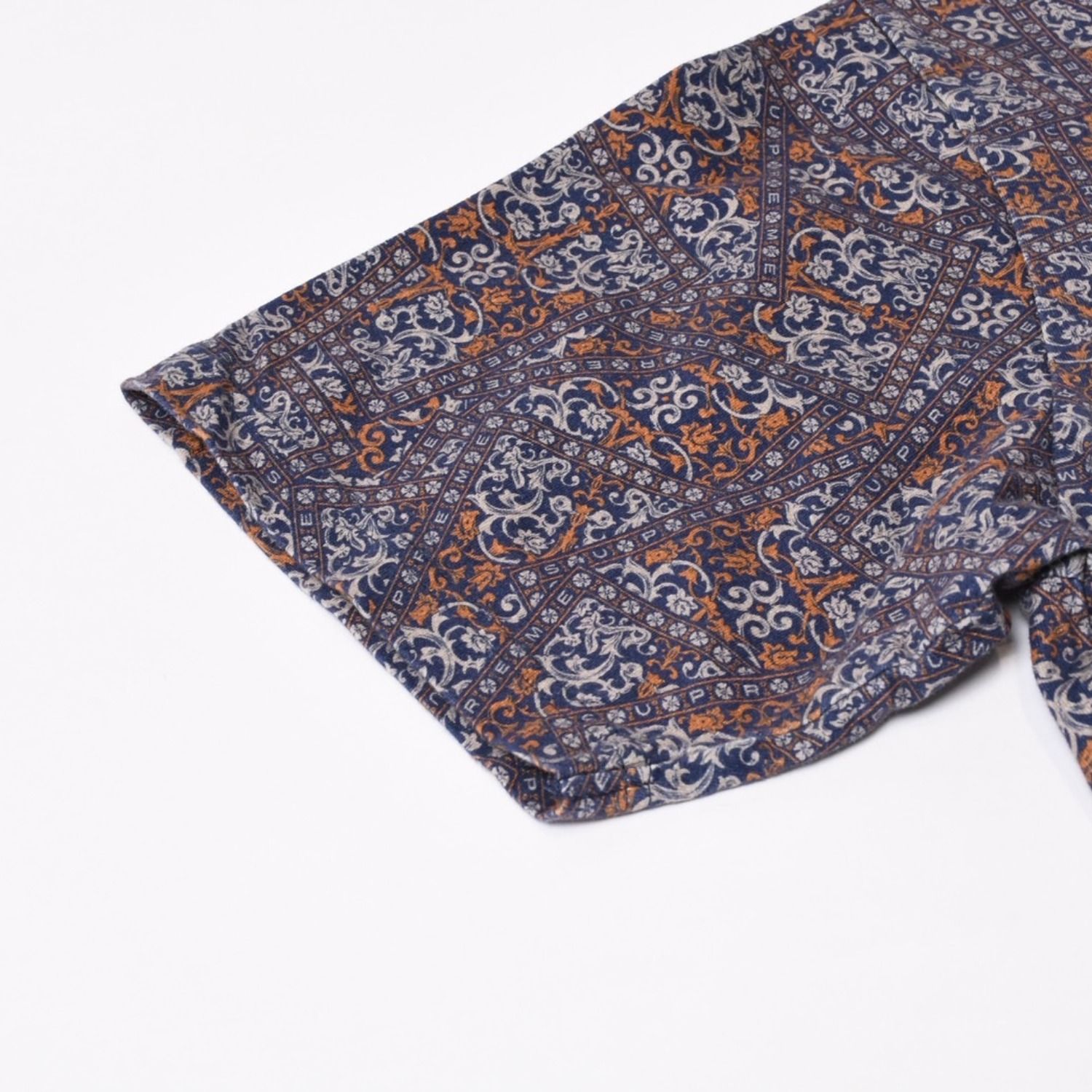 Supreme Small Box Tee Navy Froral Cards RN101837 シュプリーム T