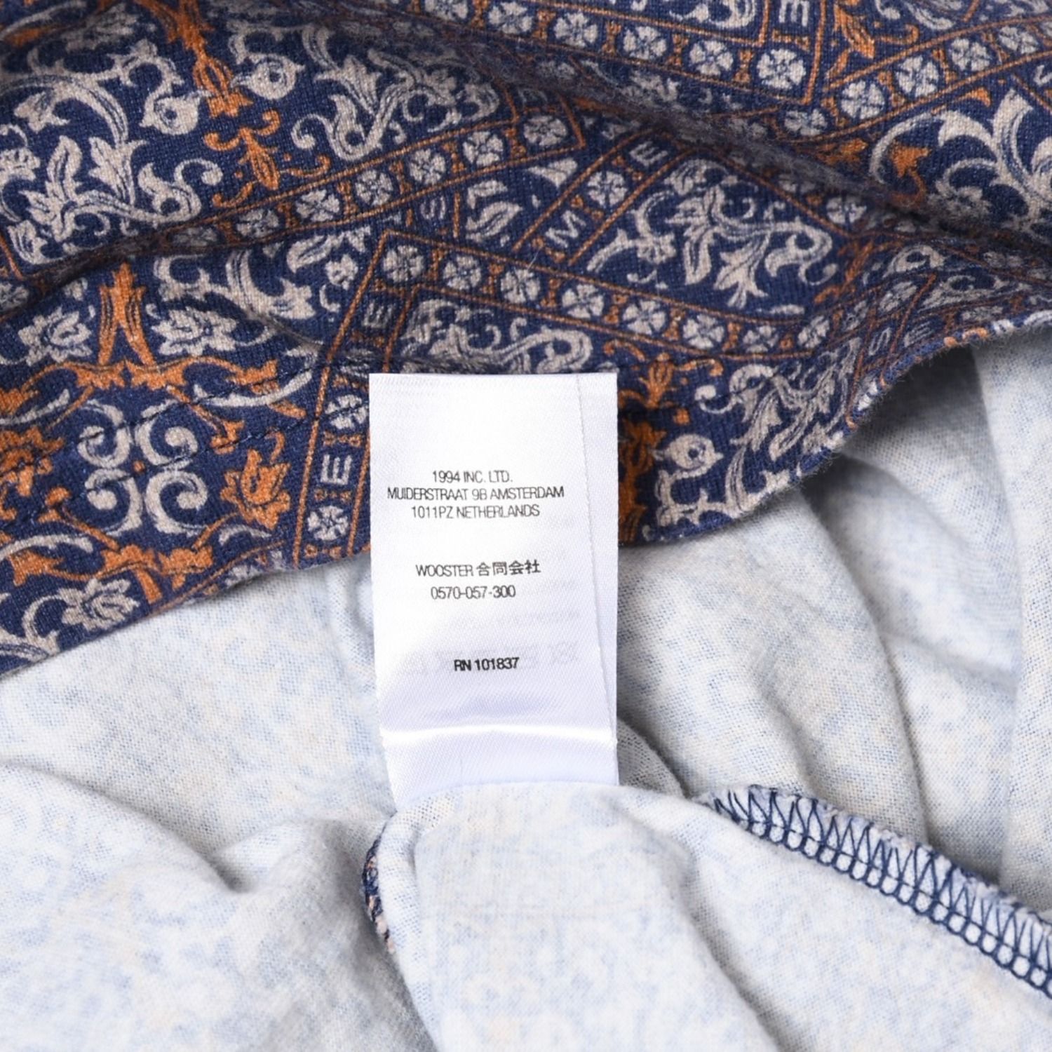 Supreme Small Box Tee Navy Froral Cards RN101837 シュプリーム T