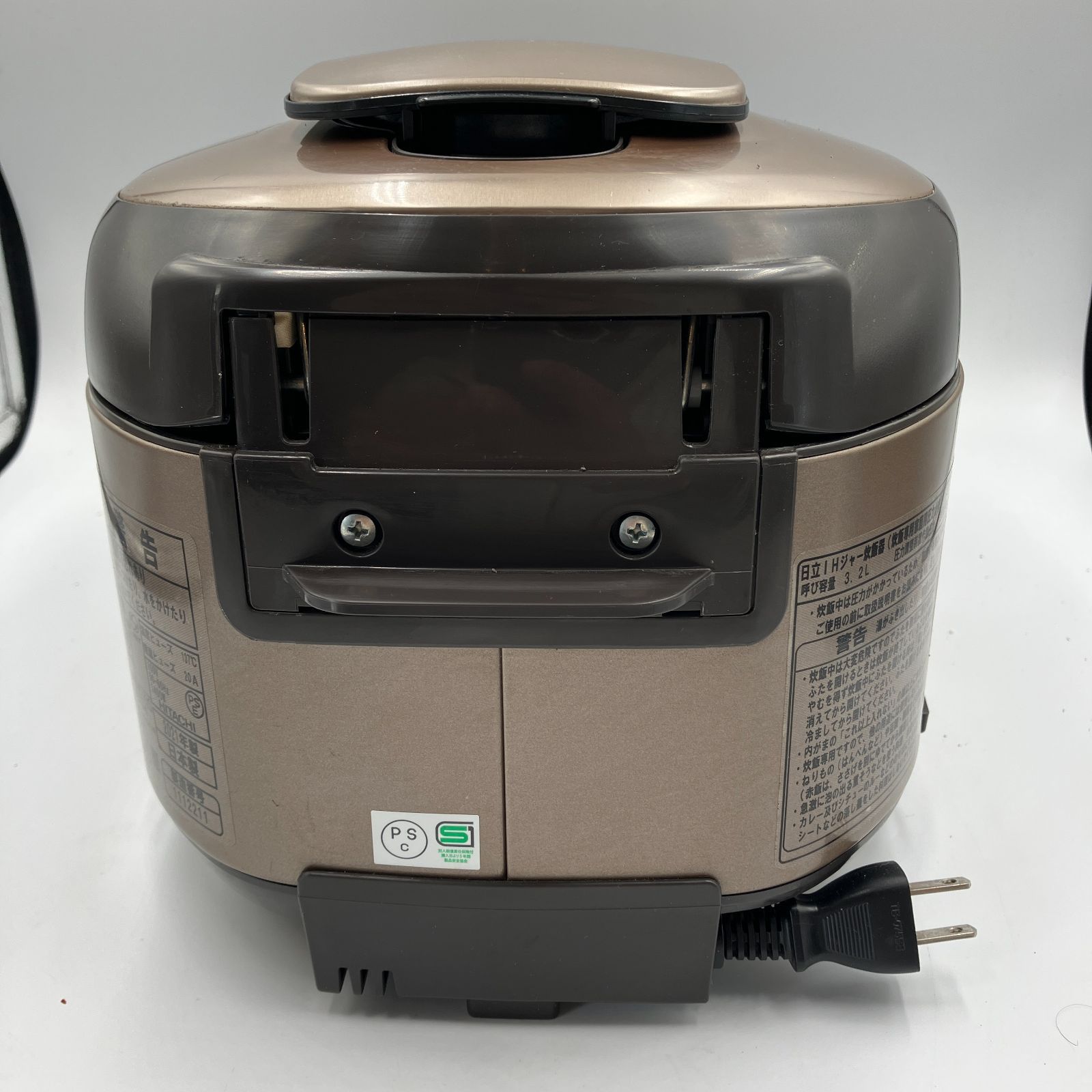 0311-12【訳アリ】炊飯器☆HITACHI☆RZ-A10KSM☆2021年製☆5.5合☆圧力