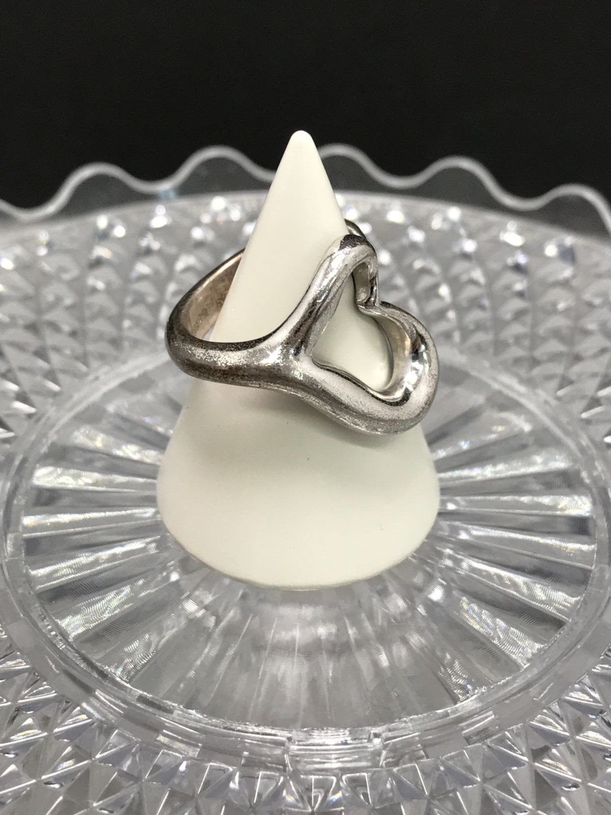 TIFFANY ティファニー 指輪 約9号 エルサペレッティ オープンハート