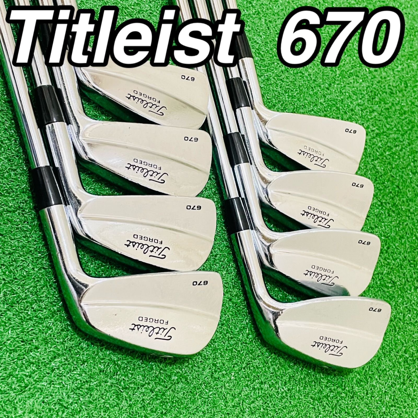 9822 Titleist FORGED 670 タイトリスト メンズ 右利き アイアン8本