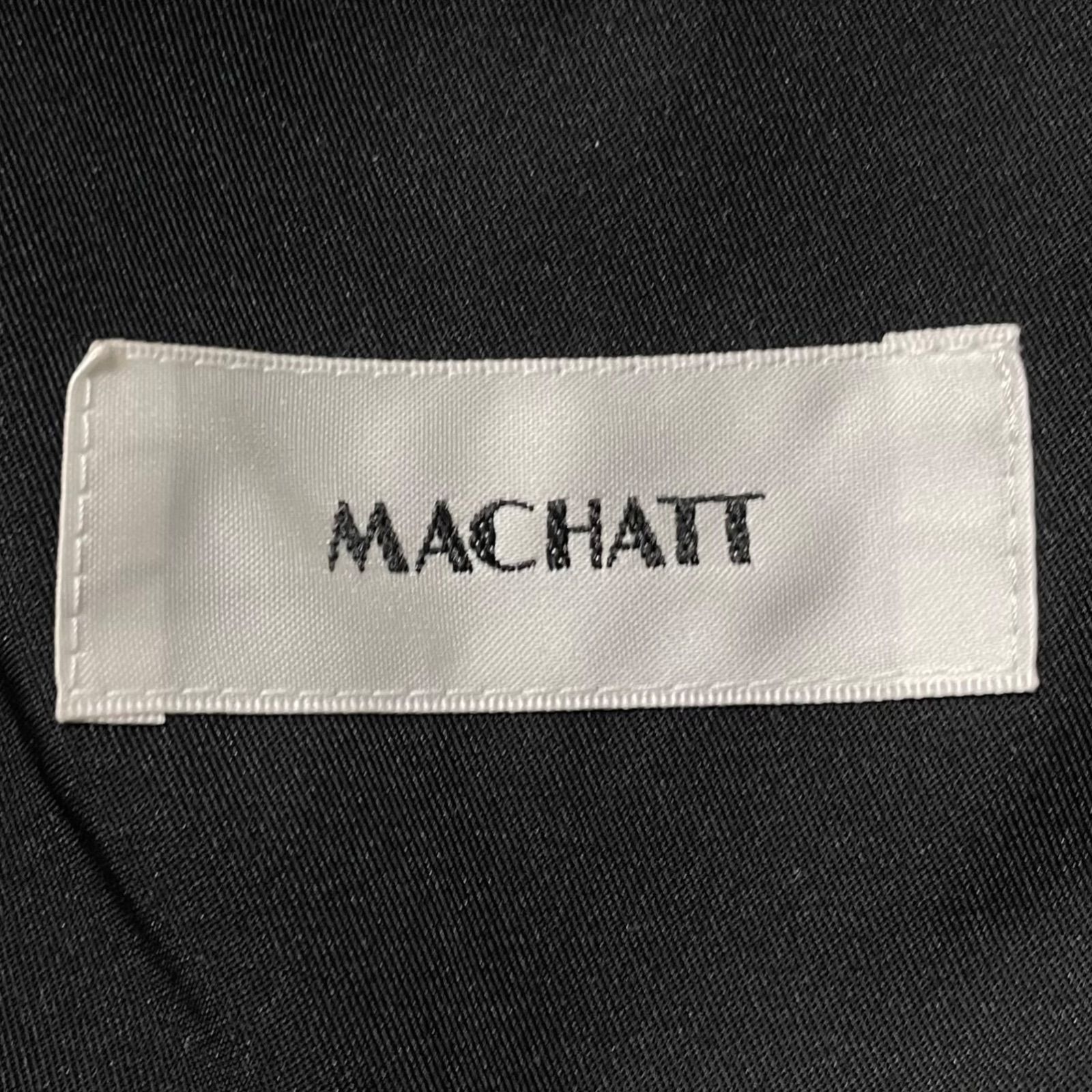 MACHATT マチャット ギャバジンフォルムドレス ジャンパースカート 