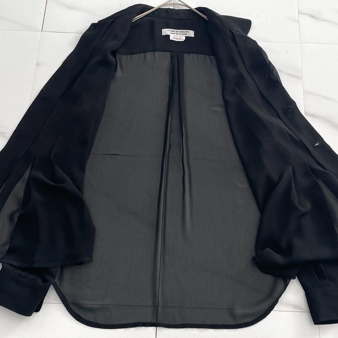 COMME des GARCONS shirt See-through L - メルカリ