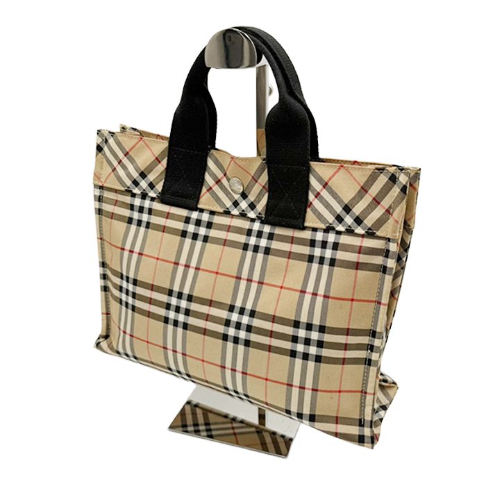 バーバリー BURBERRY トートバッグ ノバチェック ベージュ バーバリー BURBERRY トートバッグ ノバチェック ベージュ