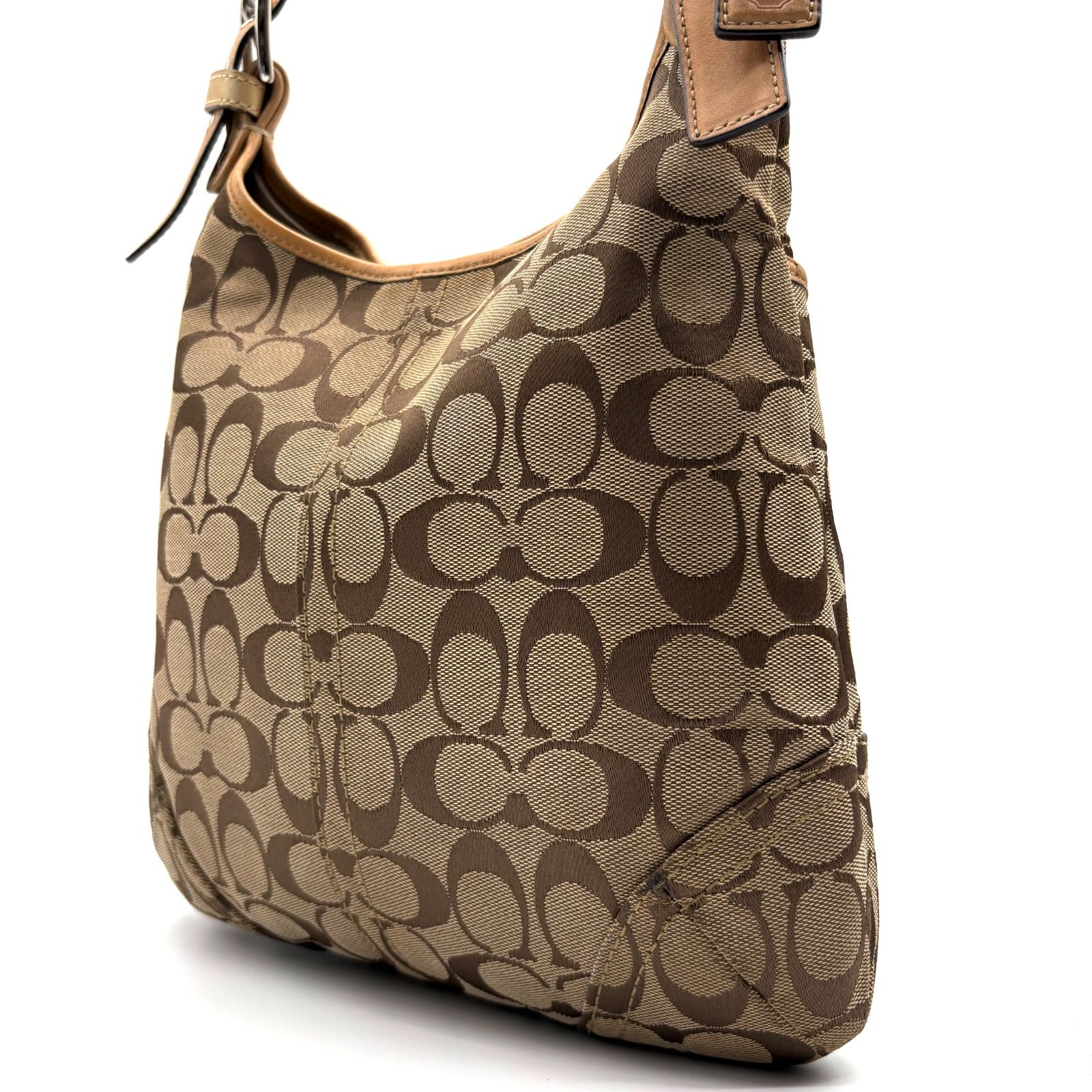 バッグ Coach Hobo OneshoulderBag Signature y2k COACH y2k signature hobo one shoulderbag コーチ シグネチャー柄