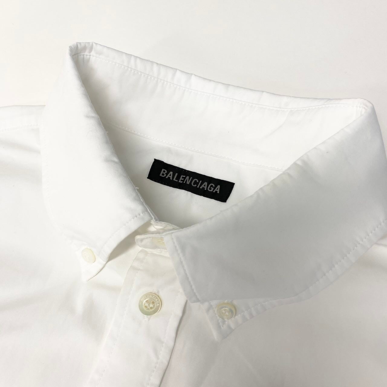 15c24 BALENCIAGA バレンシアガ レイヤードオーバーサイズシャツ 