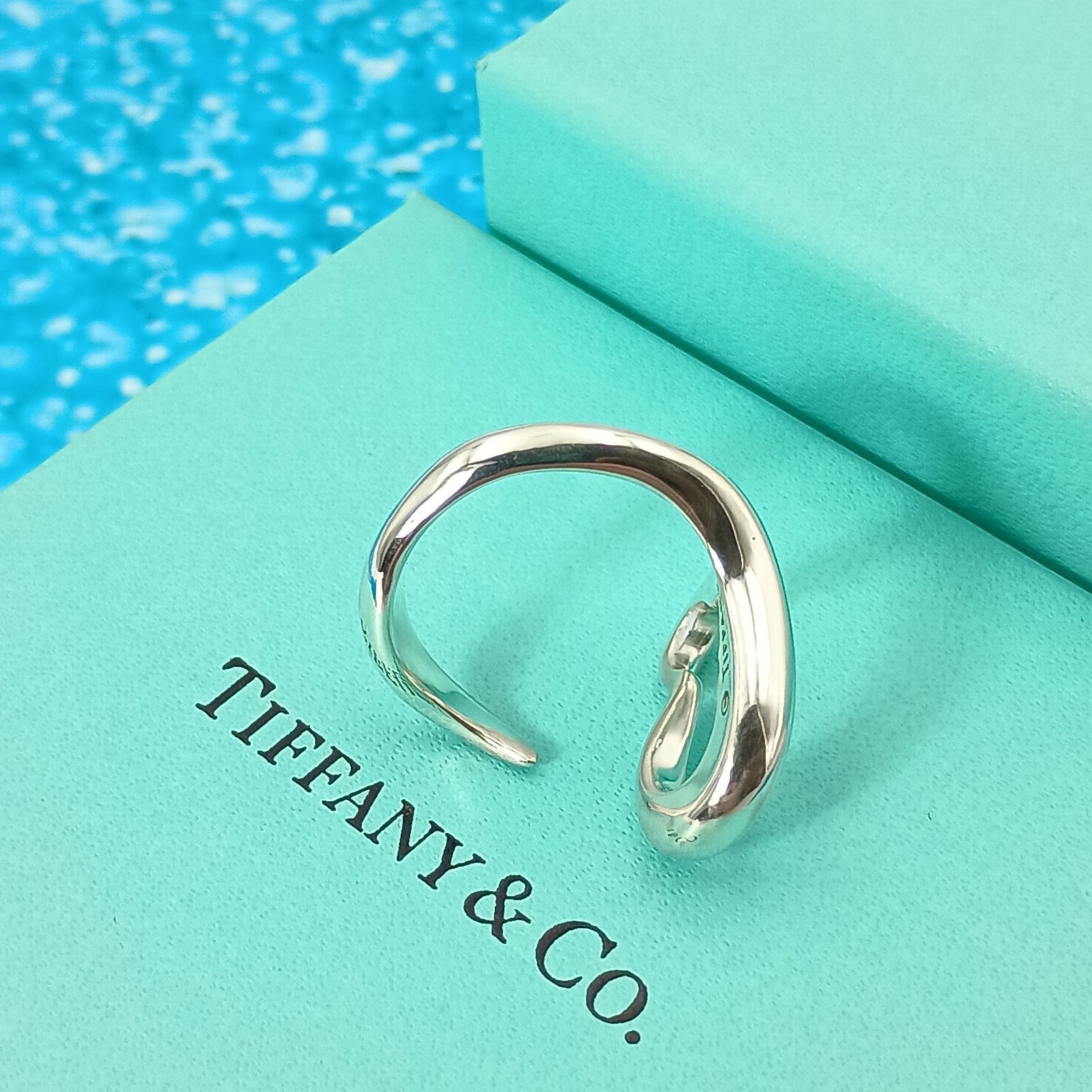 TIFFANY&Co. ティファニー 14号 オープンハート リング 指輪 