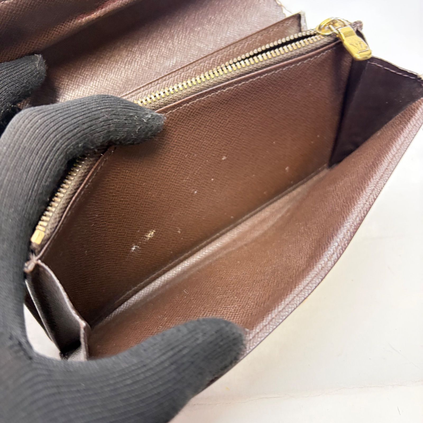 3849 LOUIS VUITTON ルイヴィトン 長財布 ポルトフォイユ サラ ダミエ