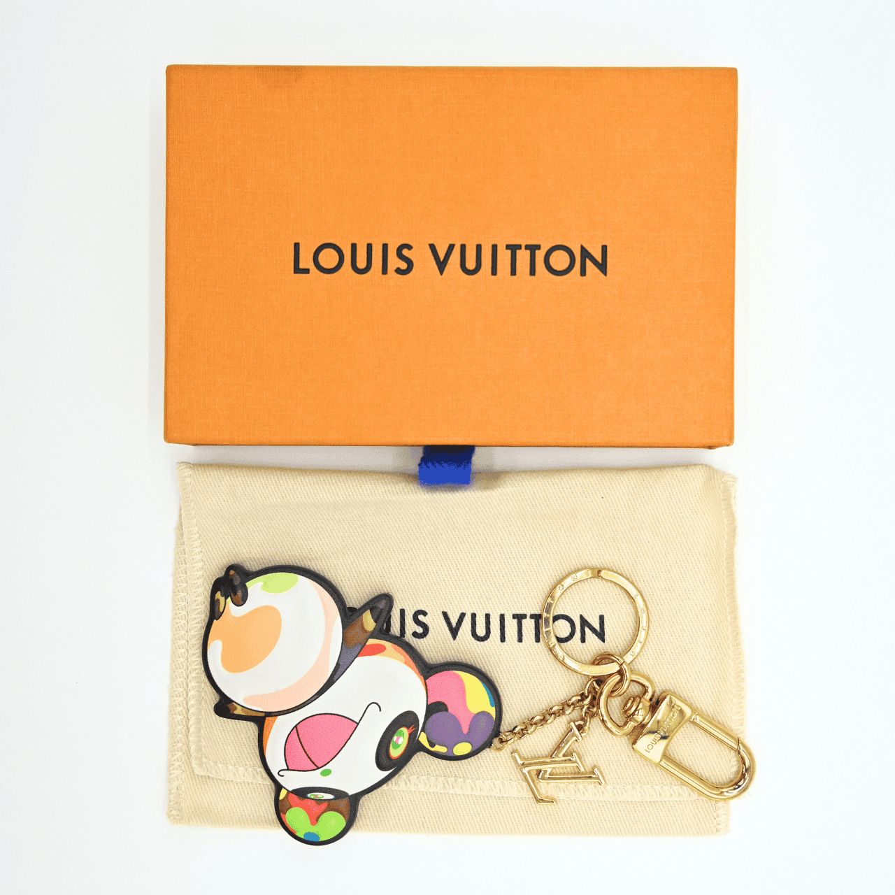 LOUIS VUITTON ルイヴィトン LV x TM スーパーフラット キーホルダー