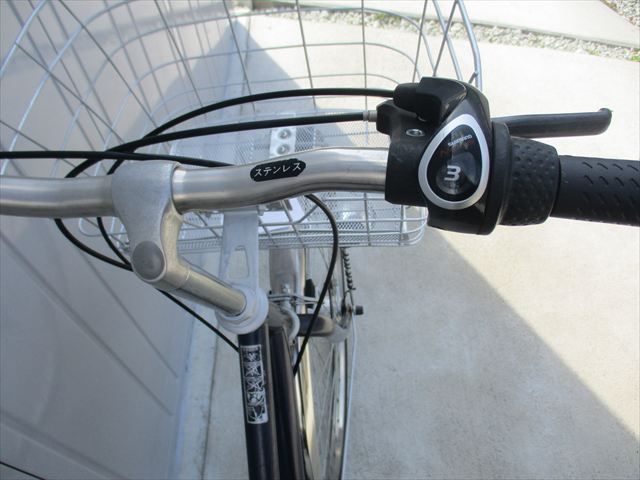 E939☆整備済み☆完成車発送☆中古シティ自転車【27インチ 軽快車 青 