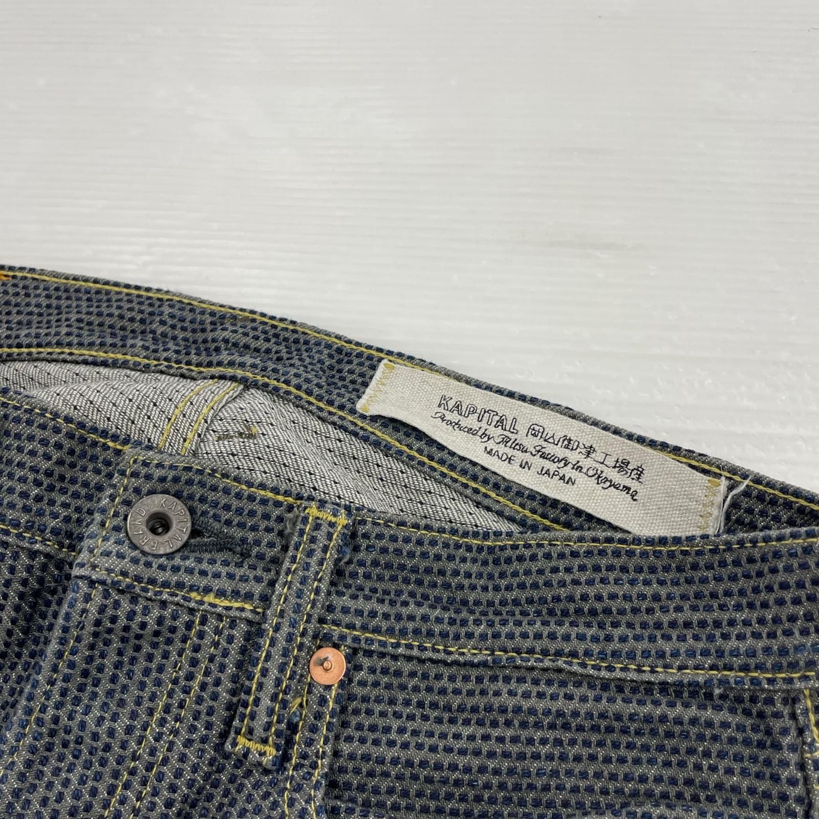 KAPITAL ﾊﾟﾝﾂ Century Denim 5P Monkey Cisco 32 - メルカリ
